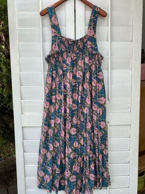 NATURAL LIFE Floral Maxi Dress with pockets